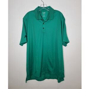 NWT Adidas Golf Climalite green short sleeve polo shirt - large